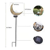 Calarbo™ Solar Crescent Moon Stake Garden Light