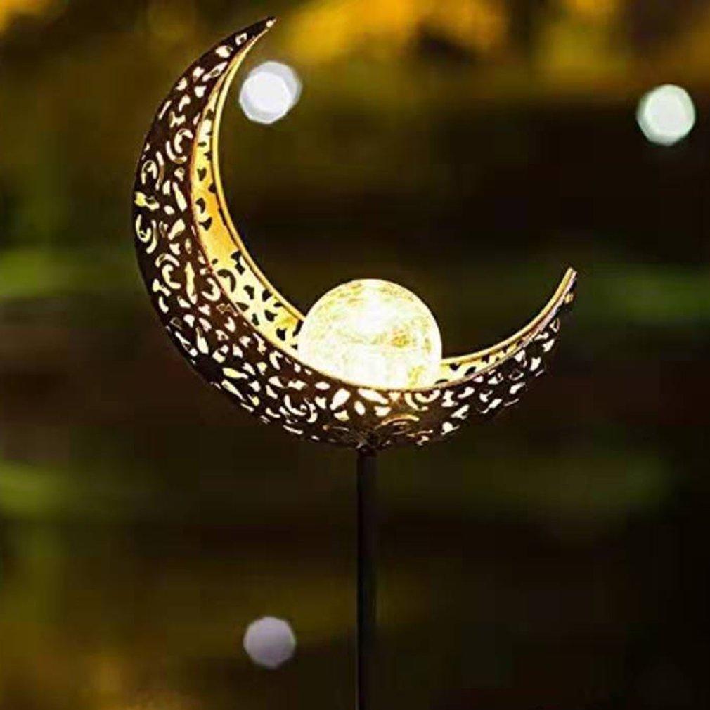 Calarbo™ Solar Crescent Moon Stake Garden Light