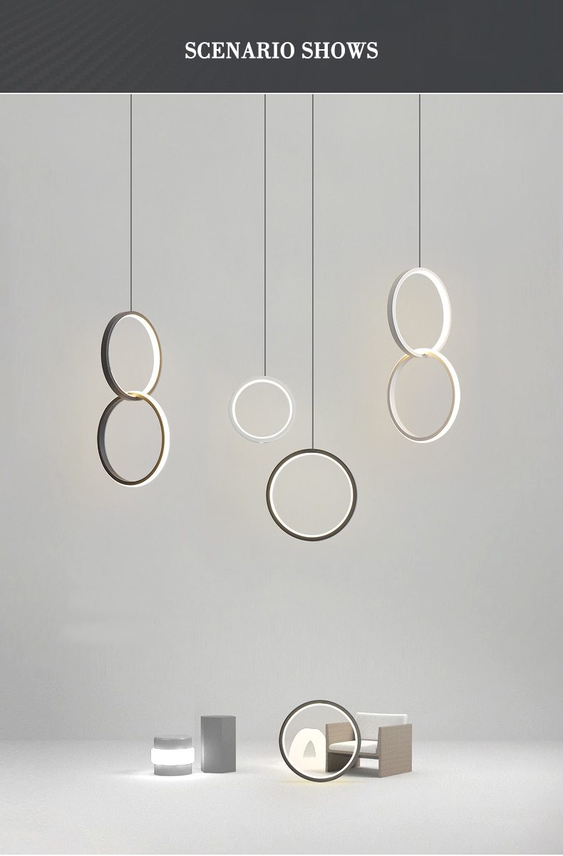 Calarbo™ Kavita - Circular LED Hanging Light