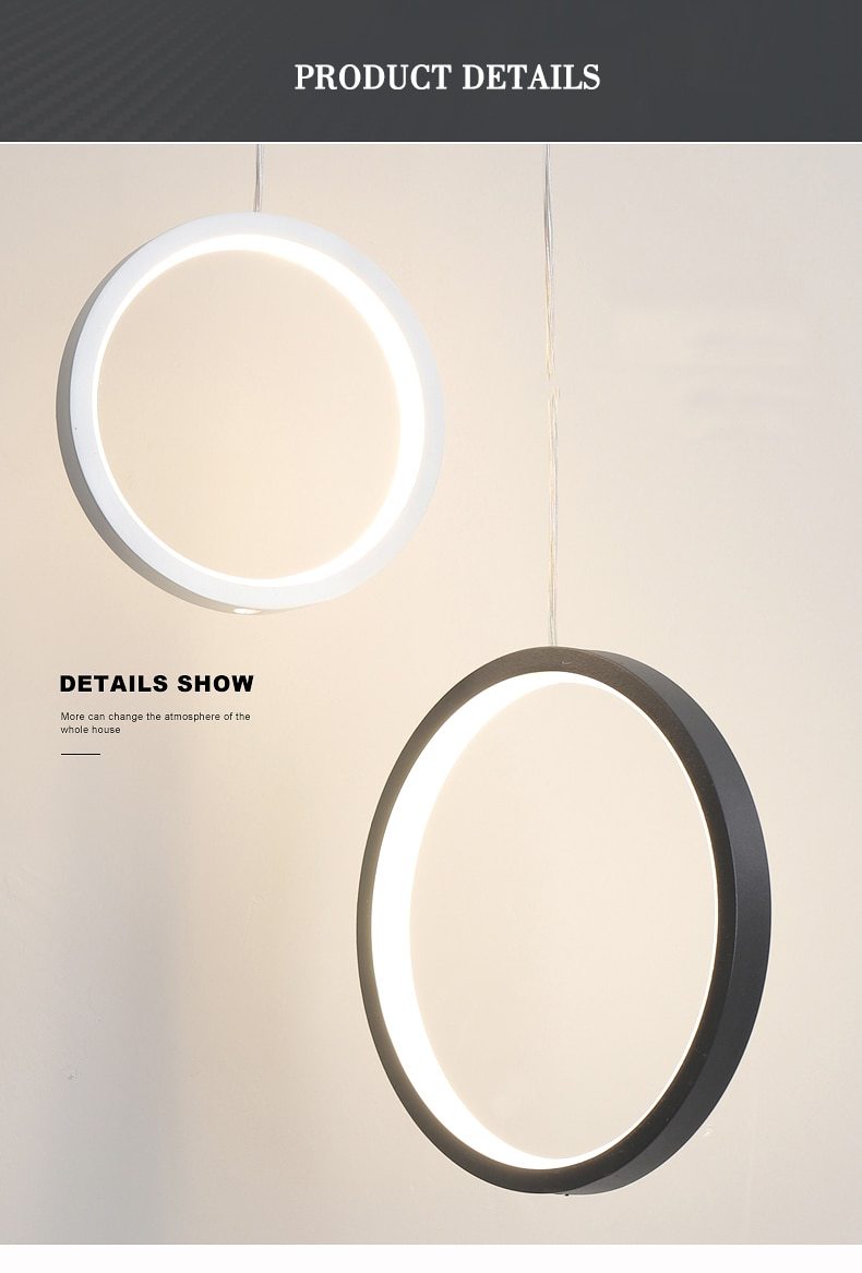 Calarbo™ Kavita - Circular LED Hanging Light