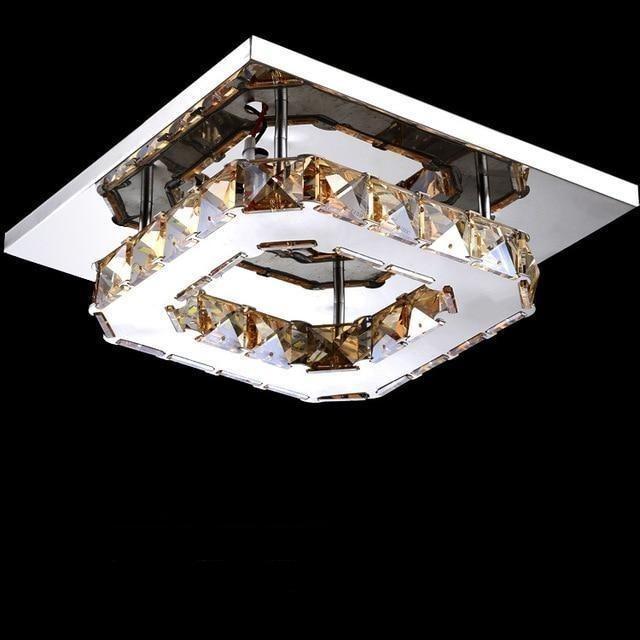 Calarbo™ Cesar - Crystal Ceiling Light Amber Crystal