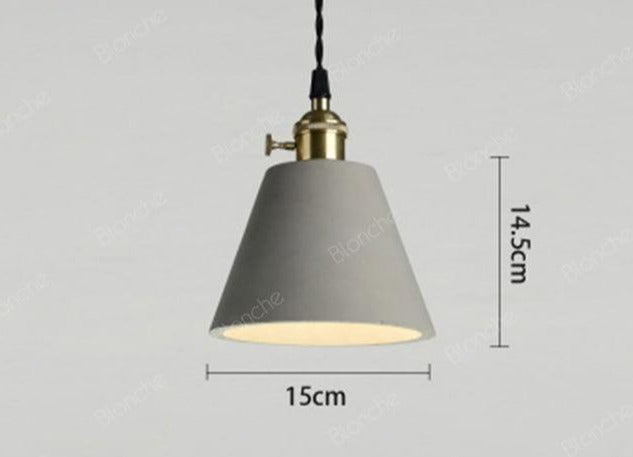 Calarbo™ Galvin - Modern Industrial Pendant Light 6" x 6"