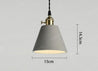 Calarbo™ Galvin - Modern Industrial Pendant Light 6" x 6"