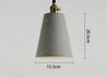 Calarbo™ Galvin - Modern Industrial Pendant Light 6" x 8"