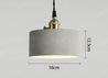 Calarbo™ Galvin - Modern Industrial Pendant Light 6" x 5"
