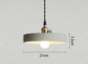 Calarbo™ Galvin - Modern Industrial Pendant Light 8" x 3"