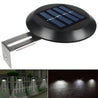 Calarbo™ Malvin - Solar Powered Outdoor Pathway LED Wall Lamp Black
