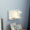 Calarbo™ Rowan - LED Bedside Wall Lamp USB Charger White