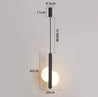 Calarbo™ Declan - Modern LED Hanging Light Uneven Half Round - Black