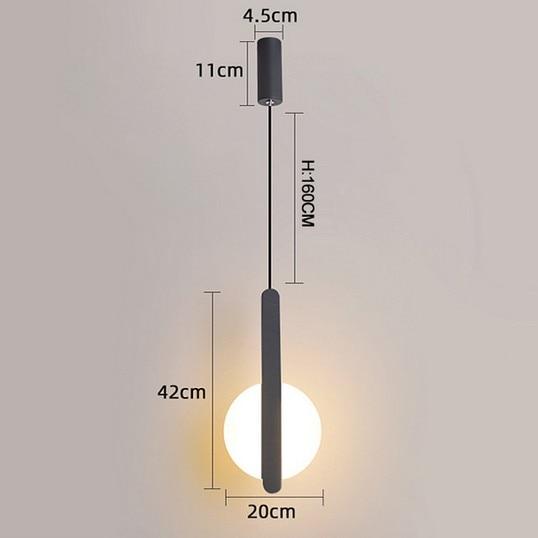 Calarbo™ Declan - Modern LED Hanging Light Round - Black