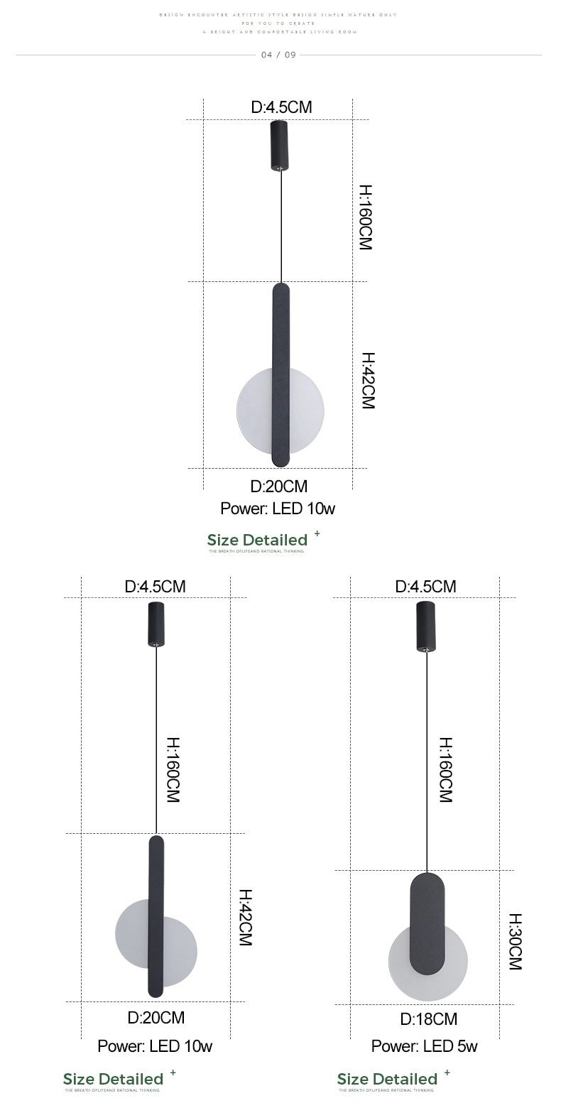 Calarbo™ Declan - Modern LED Hanging Light