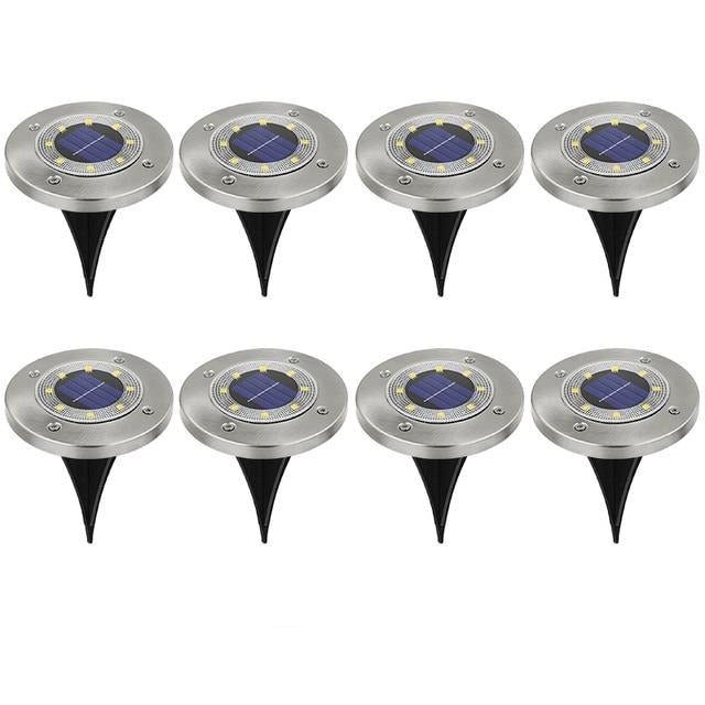 Calarbo™ LED Solar Pathway Garden Light 8 Pieces