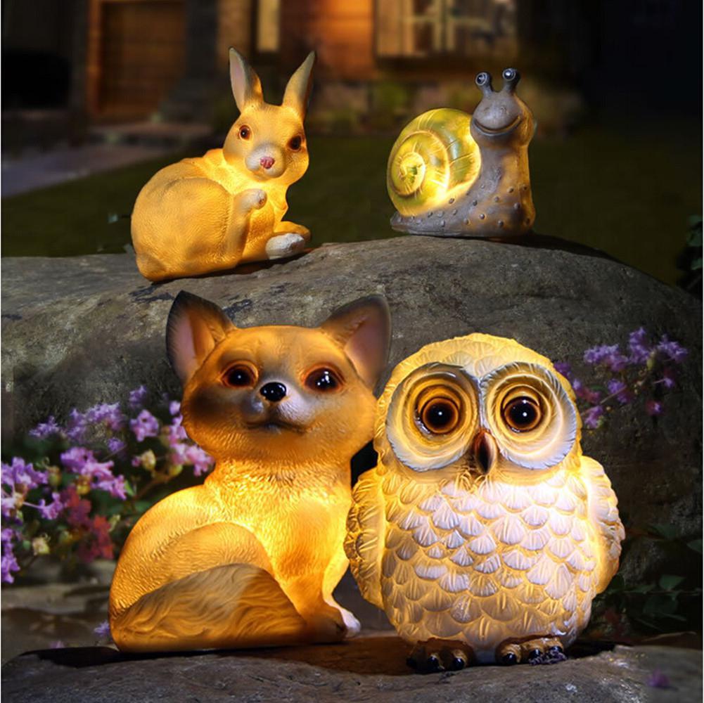Calarbo™ Woodland Animals LED Garden Lights Owl