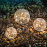 Calarbo™ Cracked Glass Ball Solar Garden Light 20 LED
