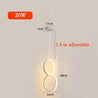 Calarbo™ Kavita - Circular LED Hanging Light Double Round White - 20W