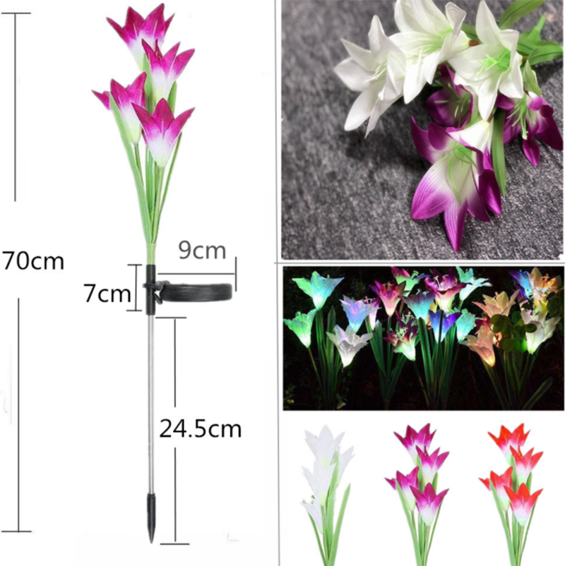 Calarbo™ Artificial Lilies LED Garden Lights