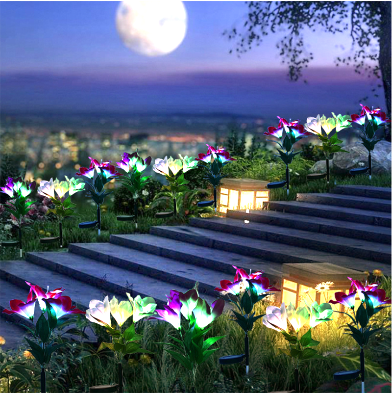 Calarbo™ Artificial Lilies LED Garden Lights