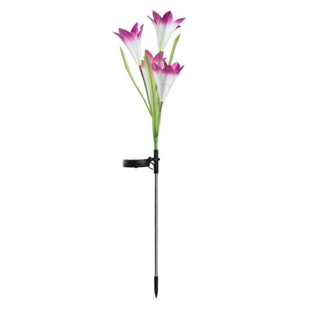 Calarbo™ Artificial Lilies LED Garden Lights Purple
