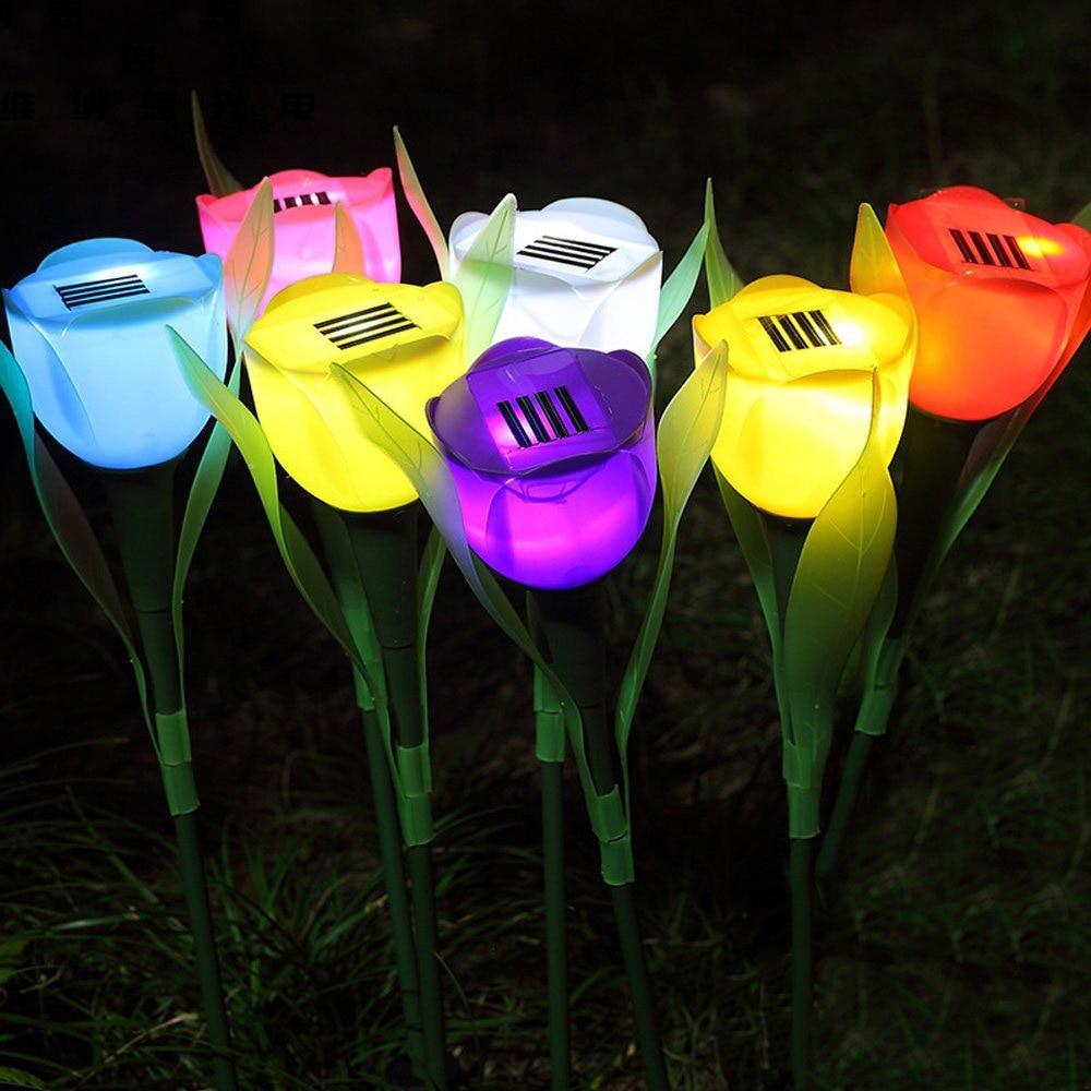 Calarbo™ Tulip Flower Solar Garden Light Yellow