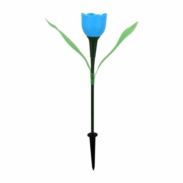 Calarbo™ Tulip Flower Solar Garden Light Blue