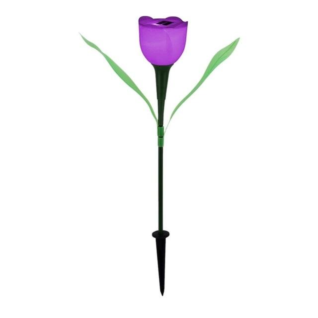 Calarbo™ Tulip Flower Solar Garden Light Purple