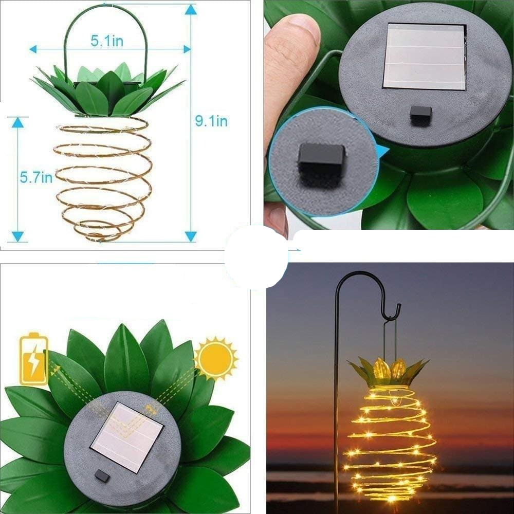 Calarbo™ Pineapple LED Hanging Garden Light