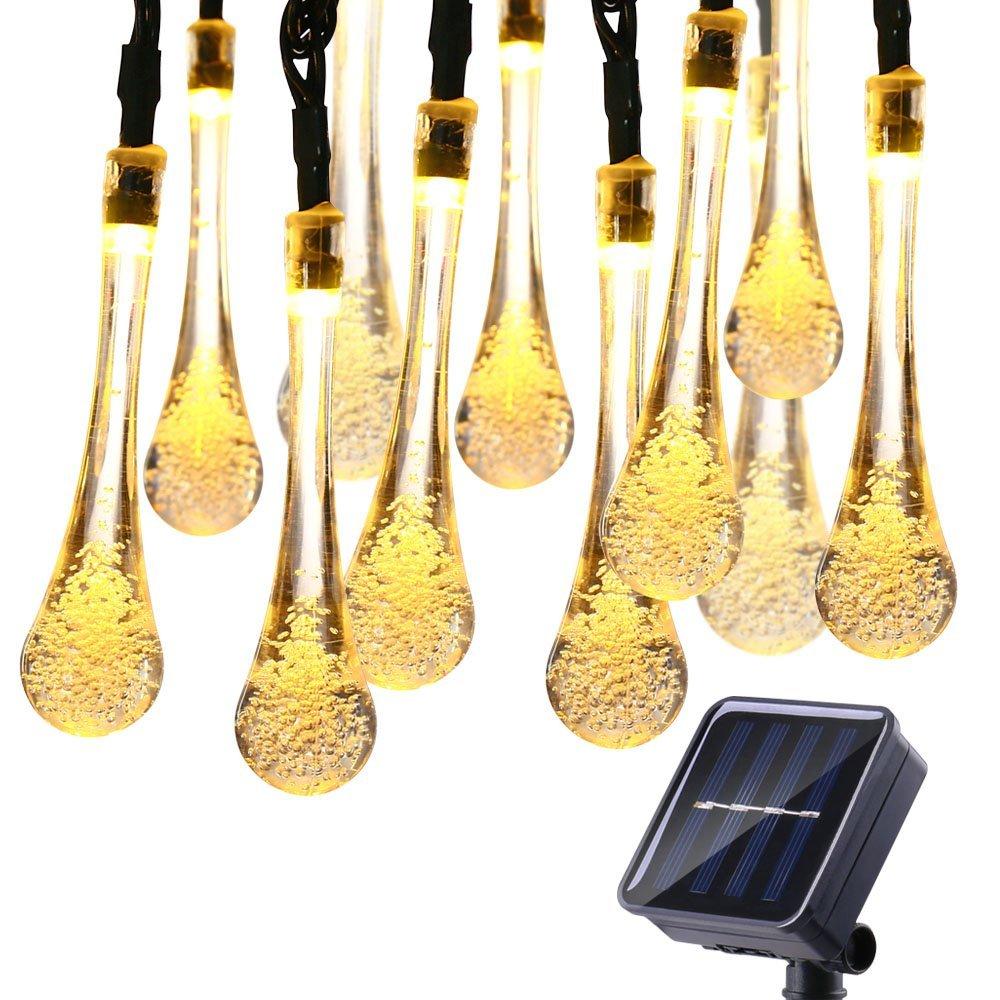 Calarbo™ Solar Droplet Bulb String Light