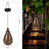 Calarbo™ Milton - Solar Water Droplet Hanging Garden Lamp Default Title