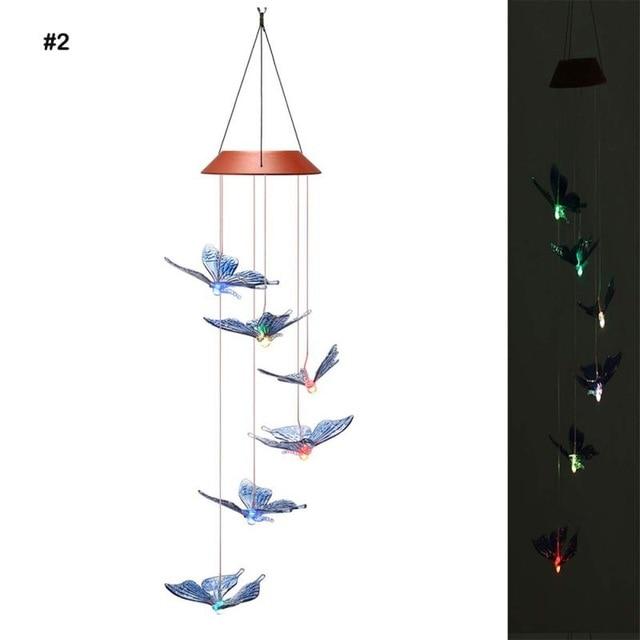 Calarbo™ Wind Chime LED Lights Large Butterflies