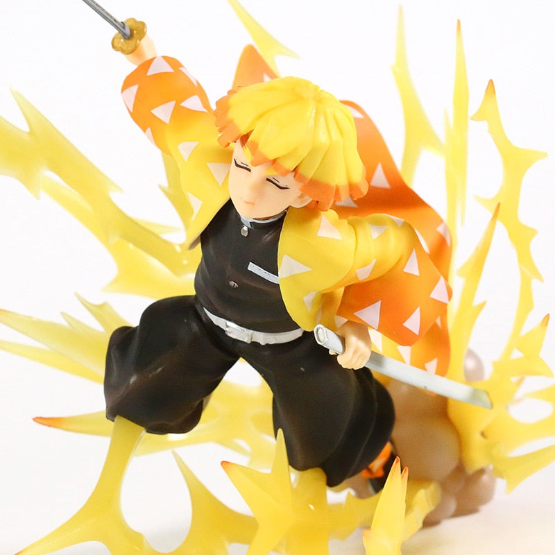 Zenitsu Agatsuma Breathing Thunder Figure Figures