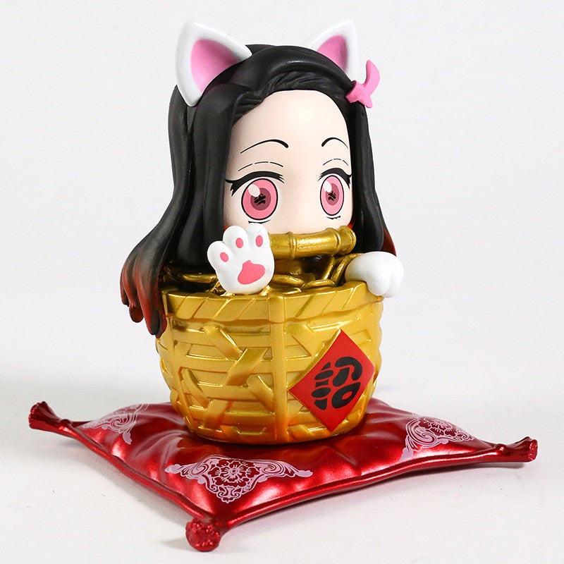 Nezuko Kamado Cat Figure Figures