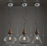 Calarbo™ Thalia - Clear Glass Vintage Antique Hanging Light Light