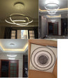 Calarbo™ Indoor Modern Circular Ring Chandelier Chandelier