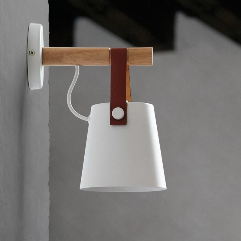 Calarbo™ Nordic Wooden Hanging Wall Lamp Light