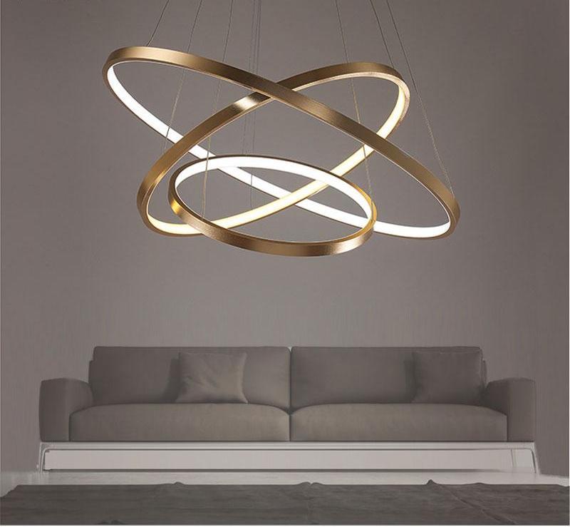 Calarbo™ Indoor Modern Circular Ring Chandelier Chandelier