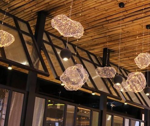 Calarbo™ Amica - Modern Art Deco Star Light Dotted Cloud Lamps Light