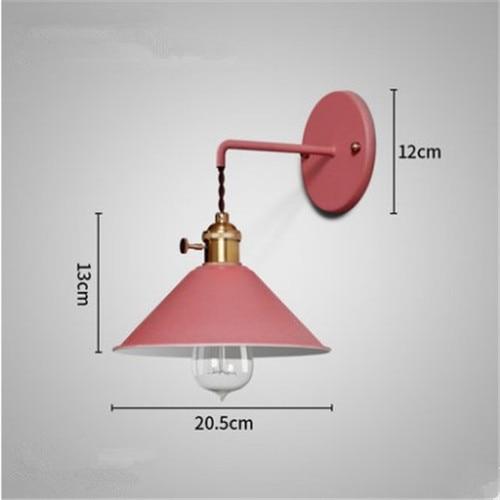 Calarbo™ Linus - Vintage Plated Wall Lamp Pink Light