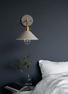 Calarbo™ Linus - Vintage Plated Wall Lamp Dark Khaki Light