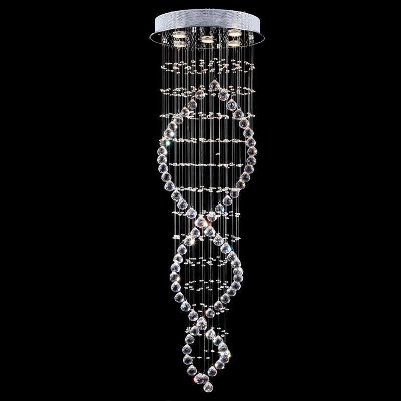 Calarbo™ Modern LED Double Spiral Crystal Chandelier Chandelier
