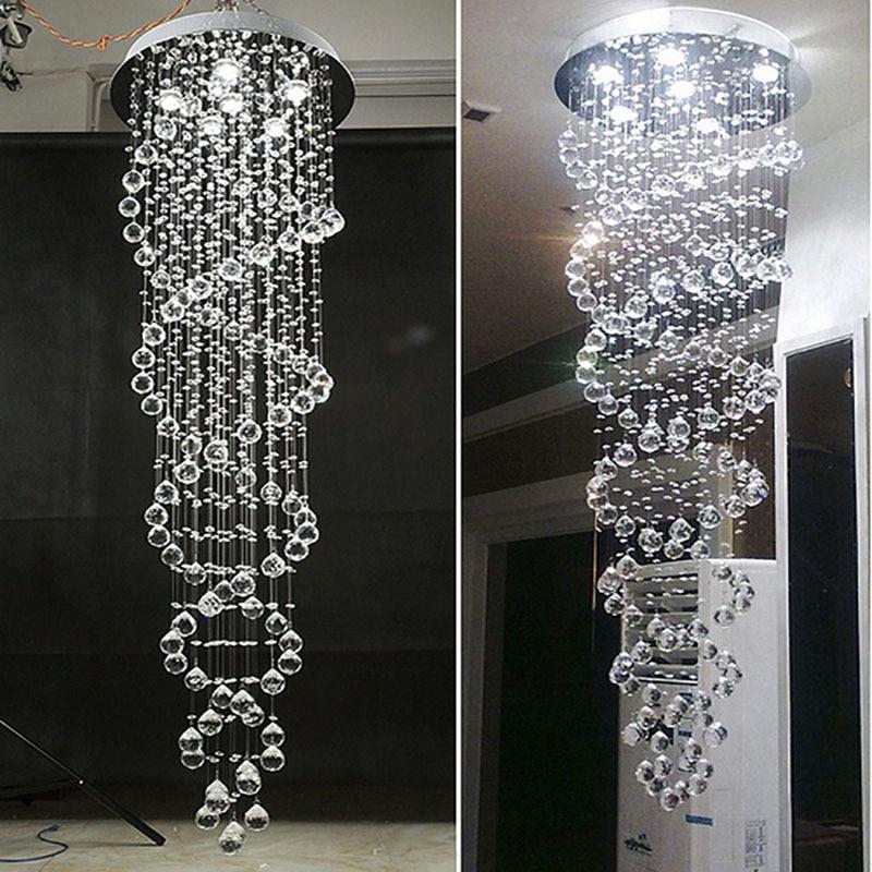Calarbo™ Modern LED Double Spiral Crystal Chandelier Chandelier