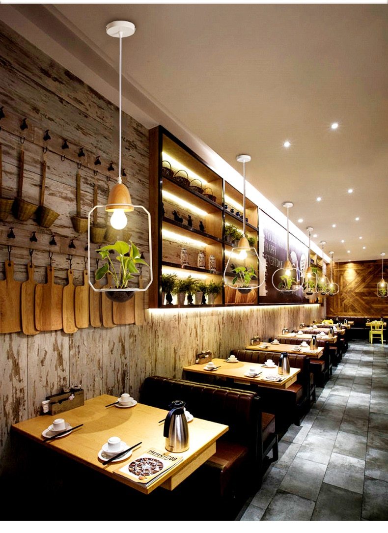 Calarbo™ Zox - Modern Nordic Iron Pendant Planter Lamp Light