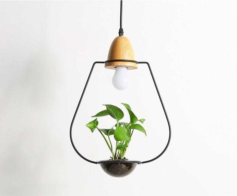 Calarbo™ Zox - Modern Nordic Iron Pendant Planter Lamp Light