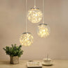 Calarbo™ Levi - LED Light String Pendant Lamp 3 Lights Round Light