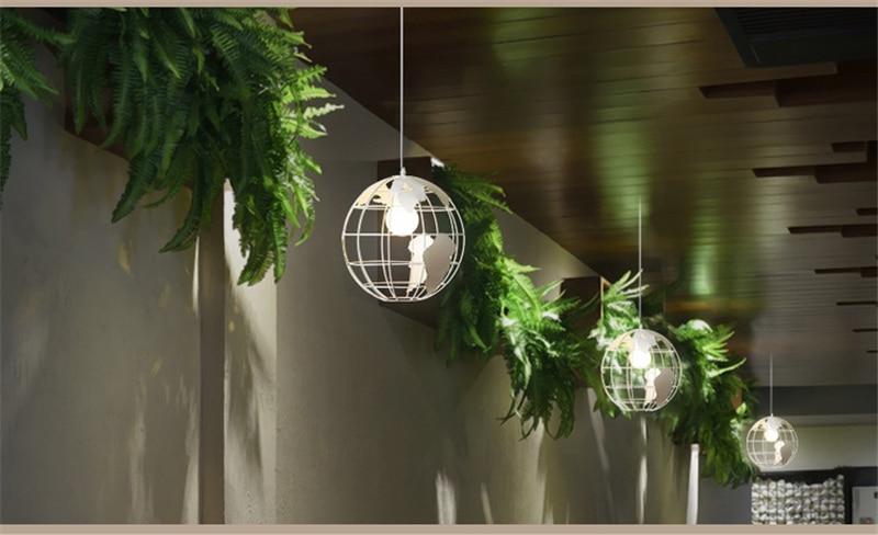 Calarbo™ Modern Nordic World Globe Hanging Light Light