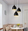 Calarbo™ Modern Nordic Pendant Hanging Lights Black 3 Round Light