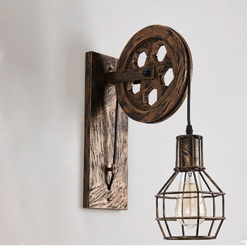 Calarbo™ Loft - Industrial Vintage Pulley Wall Mounted Lamp Light