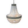 Calarbo™ Metis - Vintage Wooden Beaded Round Chandelier Chandelier