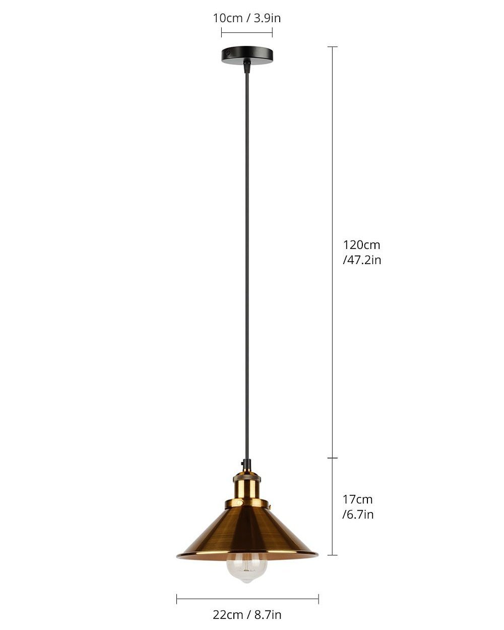 Calarbo™ Pius - Modern Shade Hanging Lamp Light