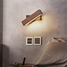 Calarbo™ Vera - Rotated LED Lamp Dark Wood Light