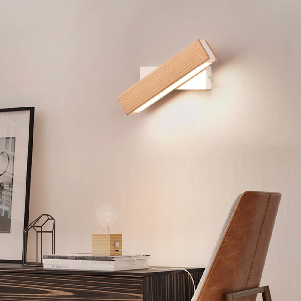 Calarbo™ Vera - Rotated LED Lamp Light Wood Light